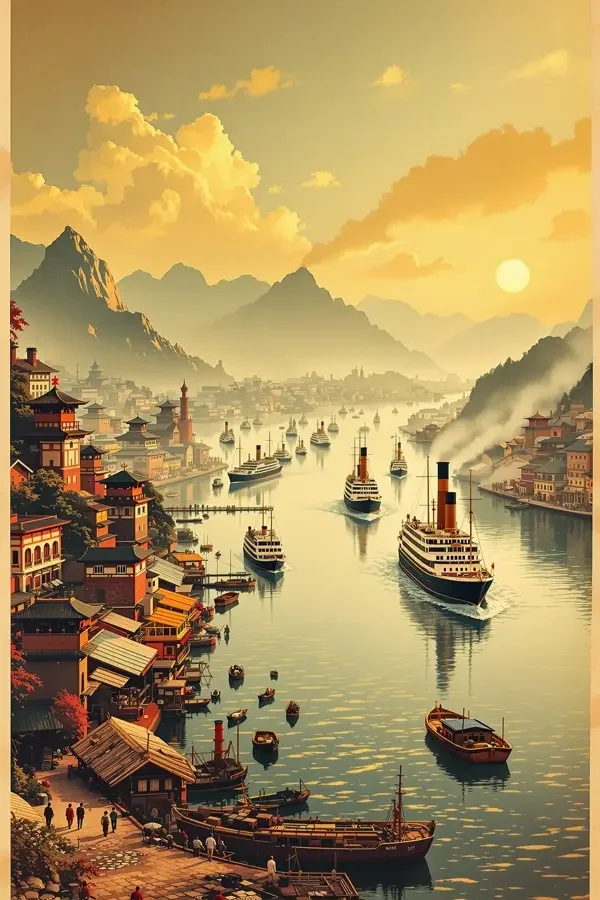 江畔传奇 旅行海报