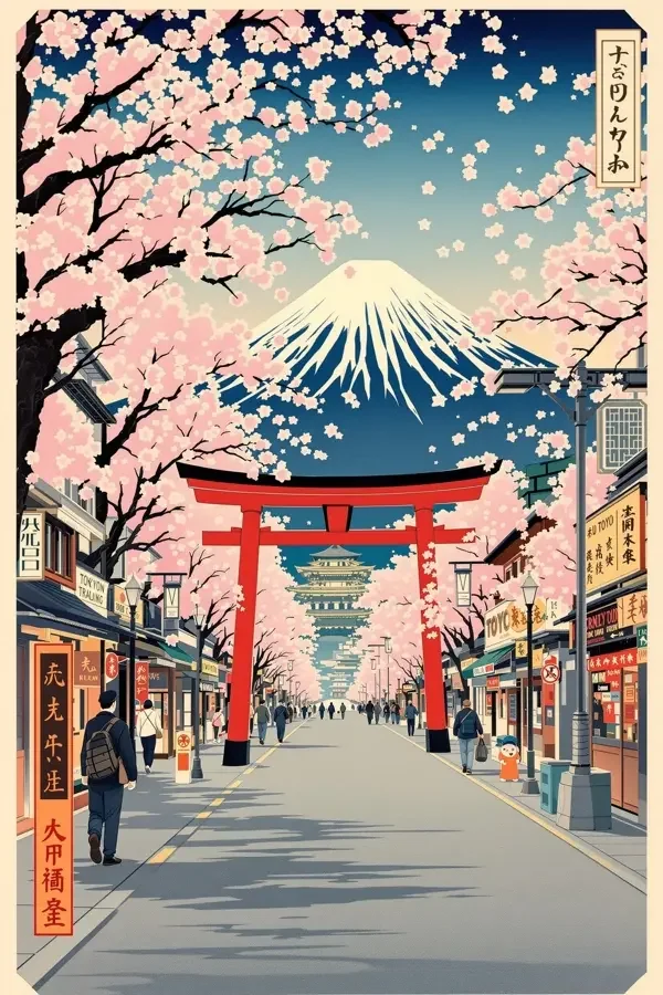 东京物语 旅行海报