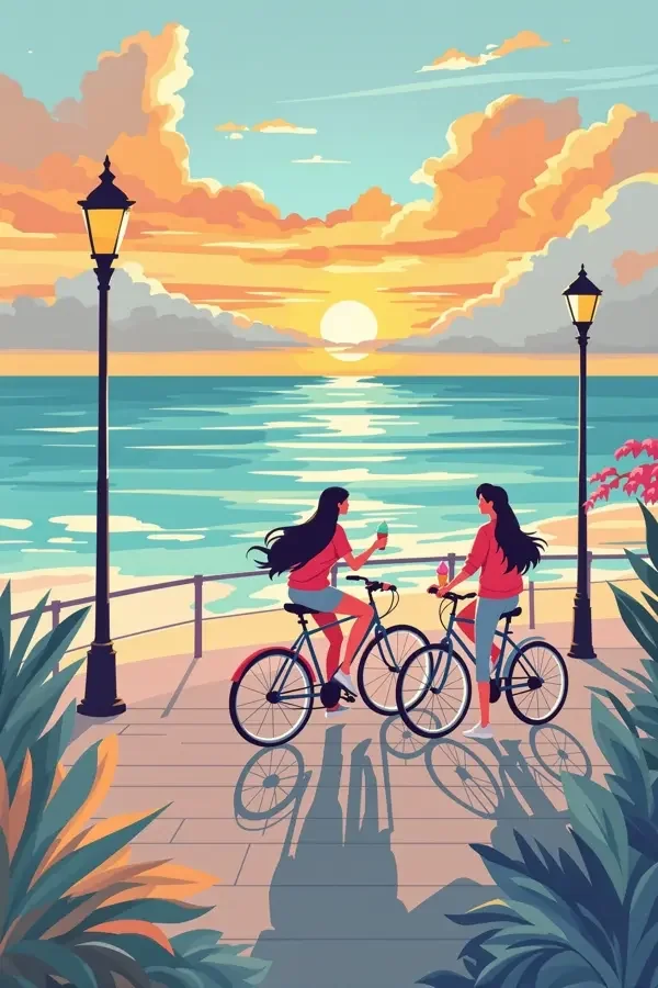 海风正暖 旅行海报